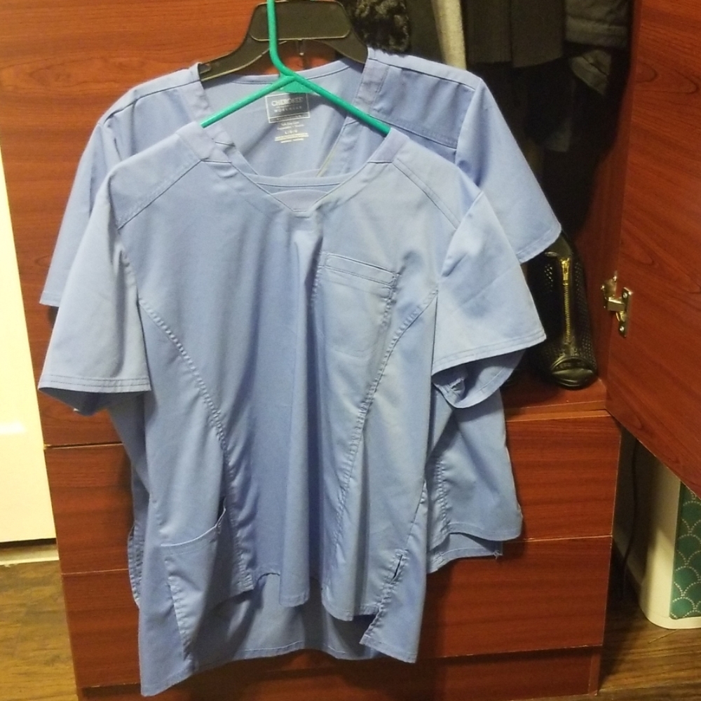 2 Cherokee Scrub Tops